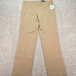 Rafaella Studio Comfort Slim Leg Pants Vintage Camel Tan Size 16 NWT K2880282